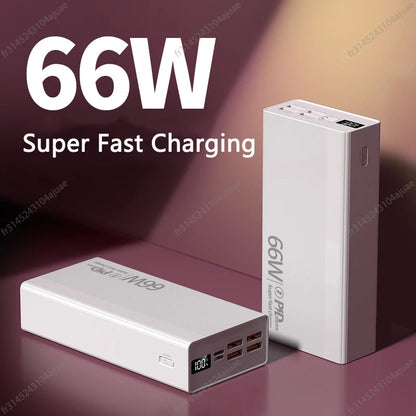 "10000/20000/30000mAh Power Bank med 66W supersnabbladdning PD 20W