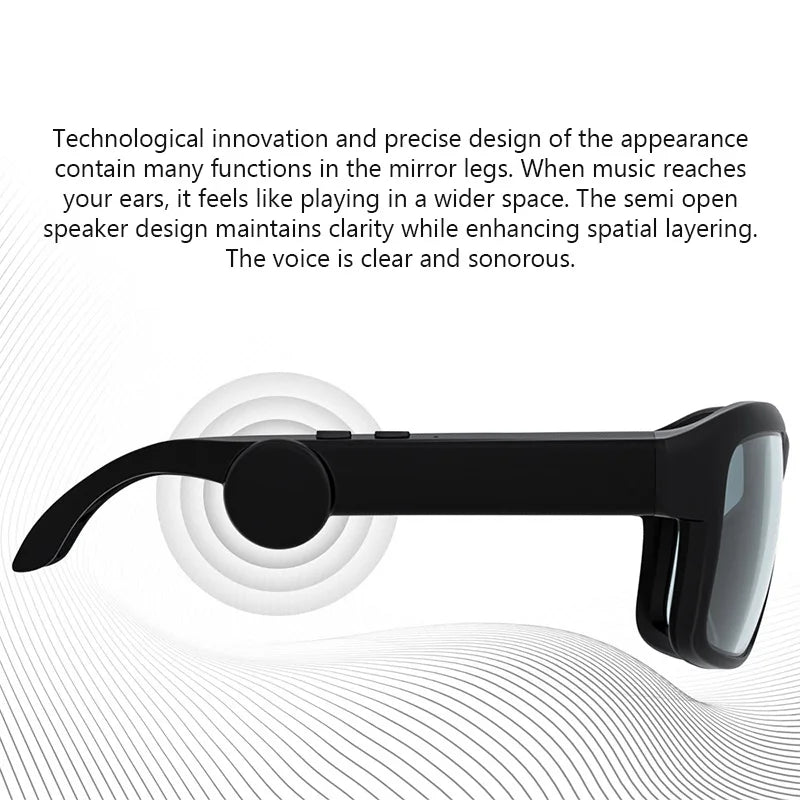 Original Bluetooth Glasses Sports Driving Bluetooth Sunglasses Wireless Bluetooth Headset Ear Hook Earbuds Wireless Headphones