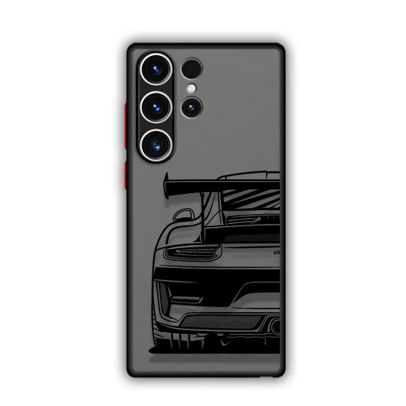 Sport Car Gtr Cover Matte Phone Case for Samsung Galaxy