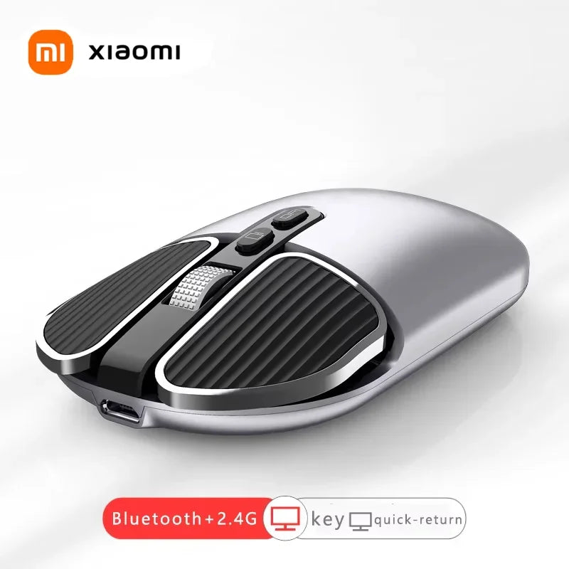 Xiaomi Mouse 2.4GHZ Trådlös Bluetooth Dual Mode Datormus Mute Charge Datorkontor Ultratunn modespelmus Ny