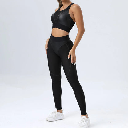 Women's High Waist Mesh Push Up Leggings