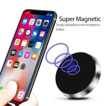 Magnetisk biltelefonhållare Magnetmonteringsfäste Stick på bilens instrumentbräda vägg Mobilt cellstöd i bil för iPhone Samsung Xiaomi