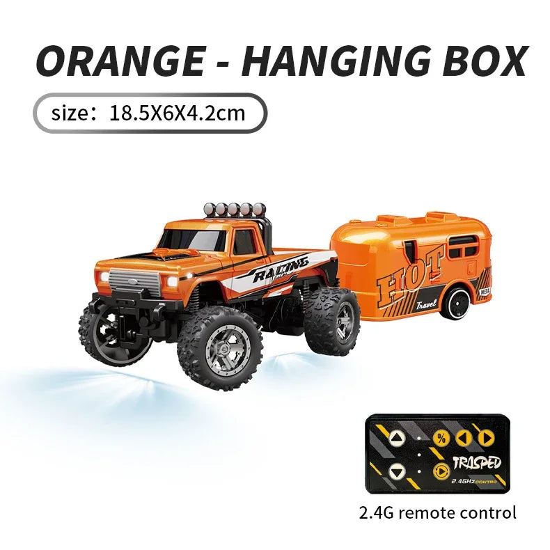 RC Cars 1:64 Metal Mini Drift Rc Car Remote Control Car High-Speed Off-road Climbing Racing Cars Children's Toys for Kids Custom