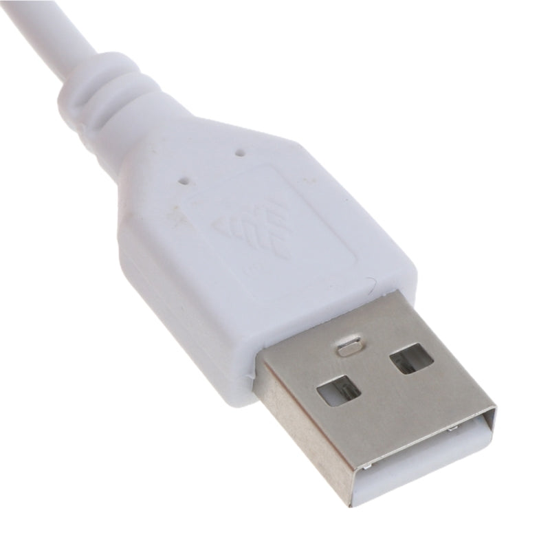 Vit USB-förlängningskabelförlängare A hane till hona 1,5M 5ft