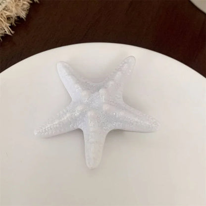 Flexible Shell Starfish Phone Stand with Finger Holder and Strong Adhesive Base