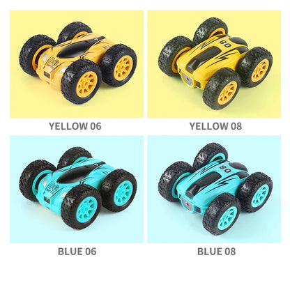 2.4G 4wd High-speed Stunt Car Mini RC Car Double-Sided Drift 360 Degree Dump Truck Drive Jump Children's Toys