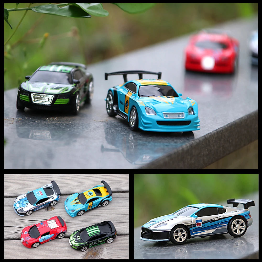 RC Car Mini Can Box Speed ​​Sport App Fjärrkontroll Fordon Micro High Speed ​​Racing Leksaker Present För Barn Pojkar Flickor Barnleksak